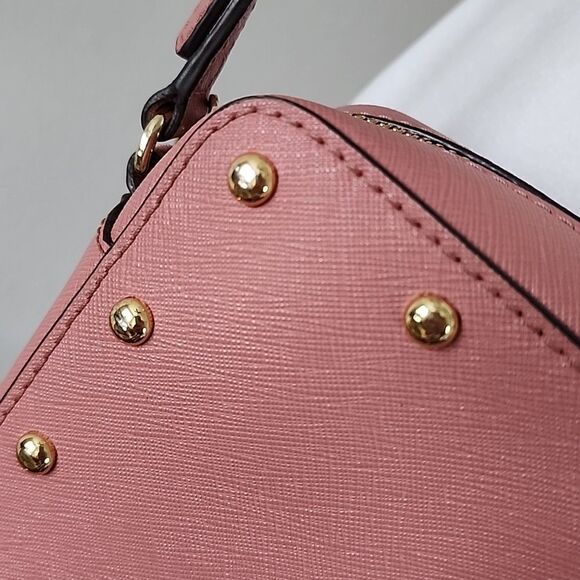 Michael Kors Sandrine Studded Saffiano Leather Crossbody Bag - Picture 5 of 16